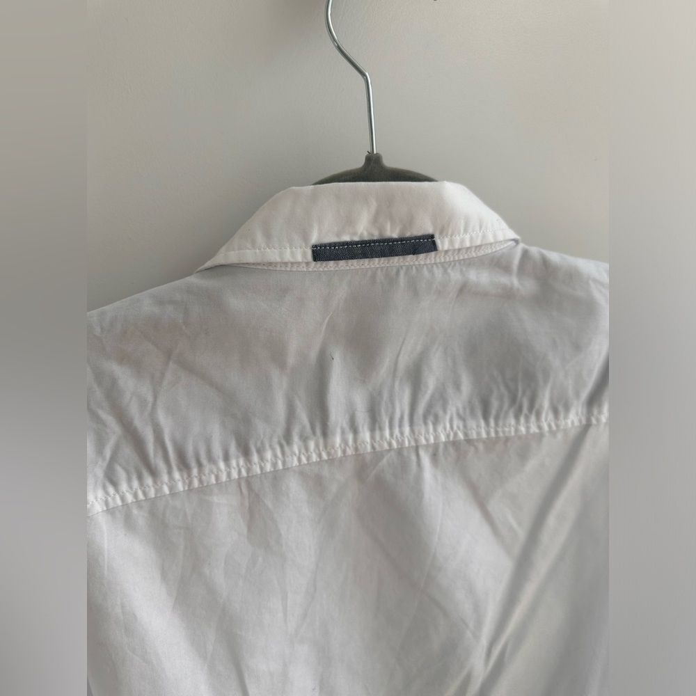 Carbon 2 Cobalt White Button Up Size Large Tall - image 8